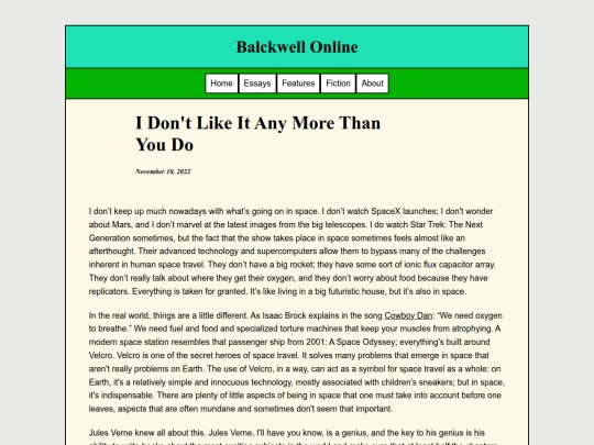 Essays/AnyMore screenshot