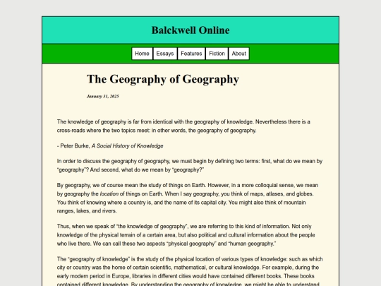 Essays/GeographyofGeography screenshot