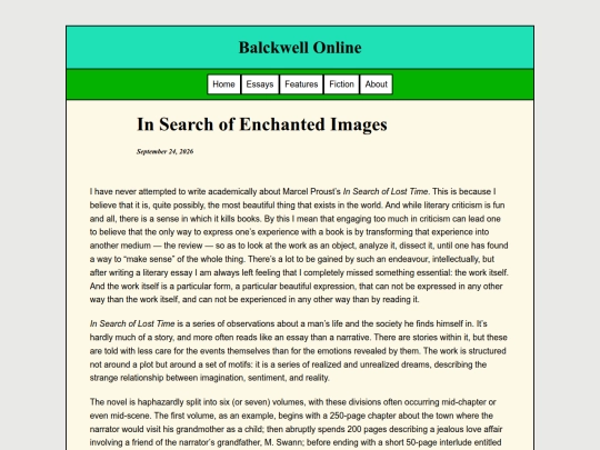 Essays/InSearch screenshot