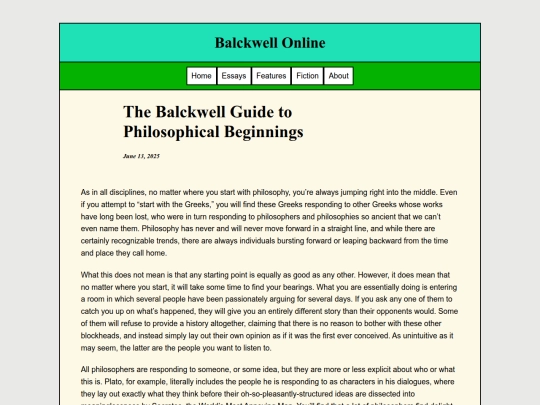 Essays/Philosophical screenshot