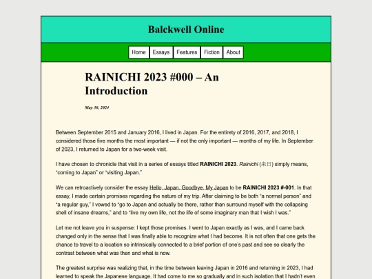 Essays/Rainichi000 screenshot