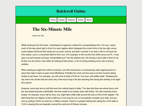 Essays/SixMinuteMile screenshot
