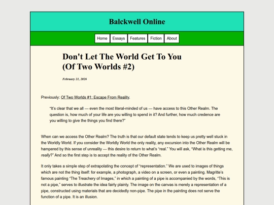 Essays/TheWorld screenshot