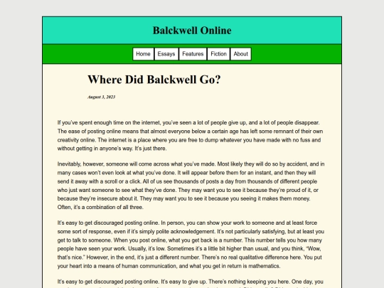 Essays/WhereDidBalckwellGo screenshot