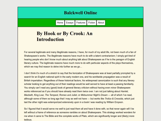 Shakespeare/Shakespeare0 screenshot