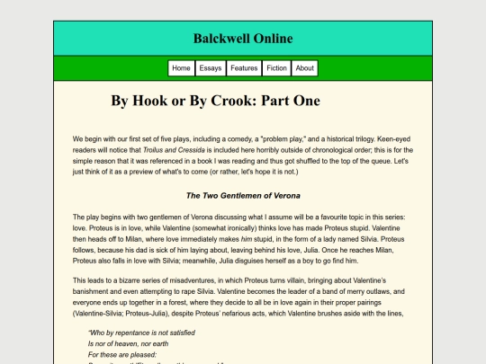 Shakespeare/Shakespeare1 screenshot