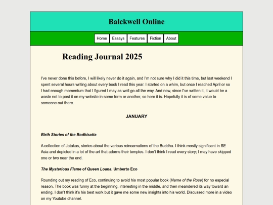 Unlisted/ReadingJournal2025 screenshot