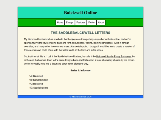 saddlebalckwell/Intro screenshot