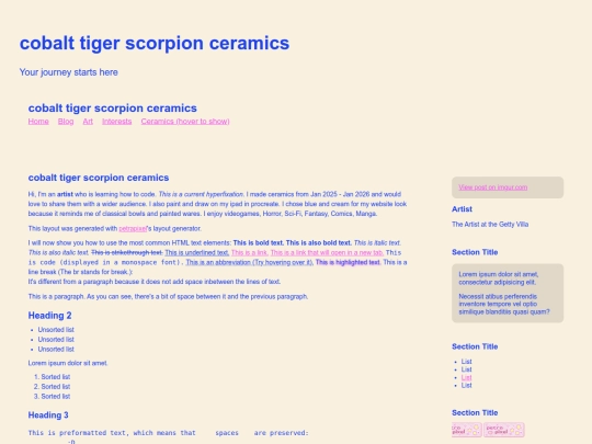 index screenshot