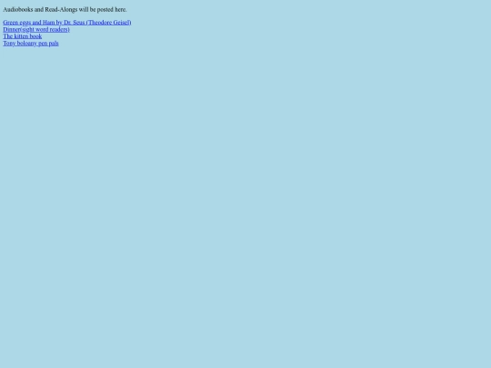 Readalouds screenshot