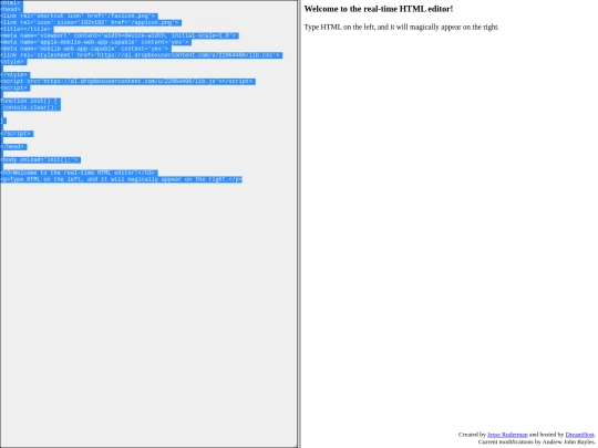 code/htmleditor screenshot