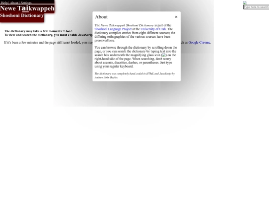 ling/shoshoni screenshot