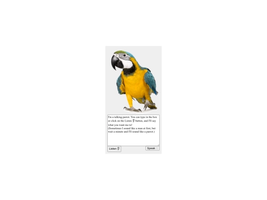 parrot screenshot