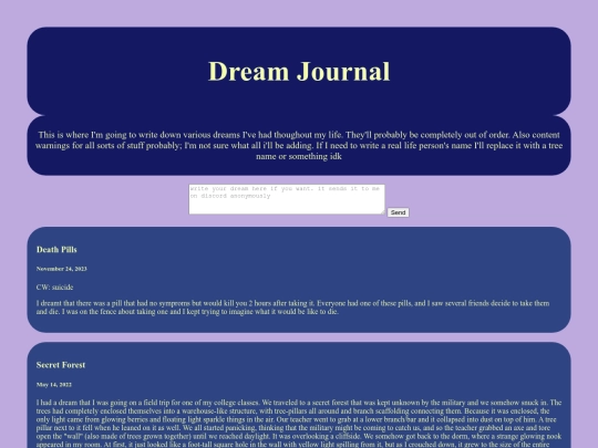 journal screenshot
