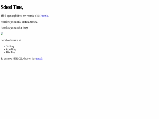 index screenshot