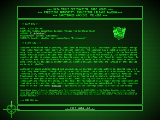 warhammer/entries/psychogaunt screenshot