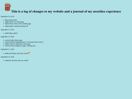 log screenshot