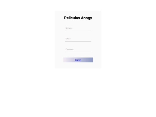 formulario/login screenshot