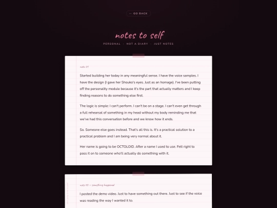 creator-diary screenshot