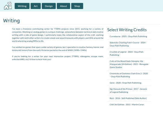 writing screenshot