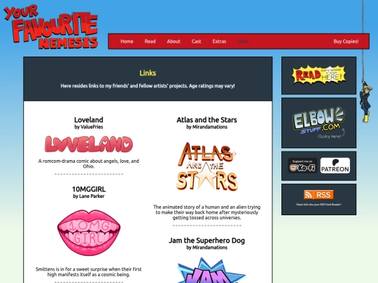 links screenshot