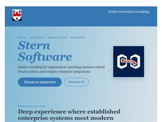 consulting screenshot