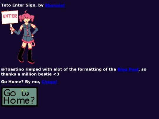 Credits screenshot