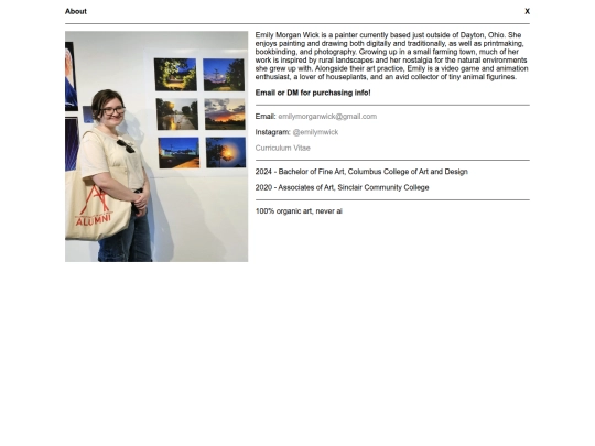 page/about screenshot