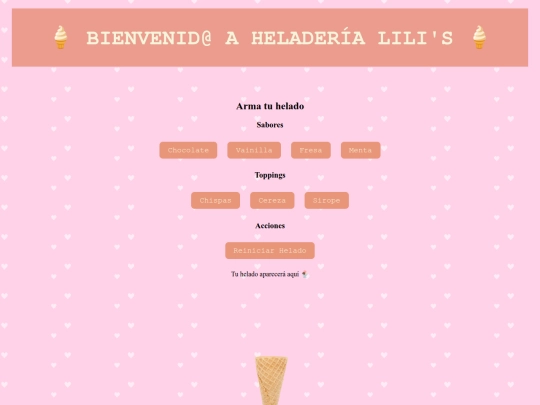 heladeria screenshot