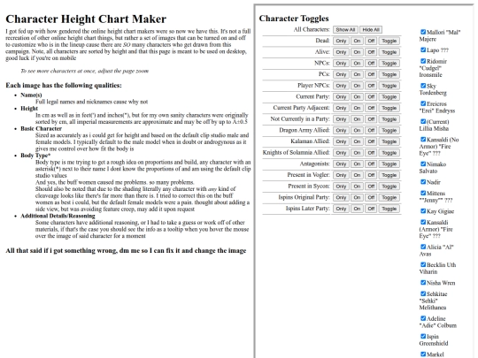 DnD_HeightChart screenshot