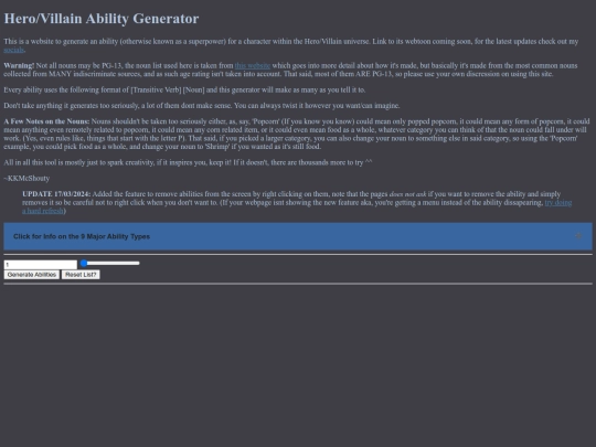 HV_AbilityGen screenshot