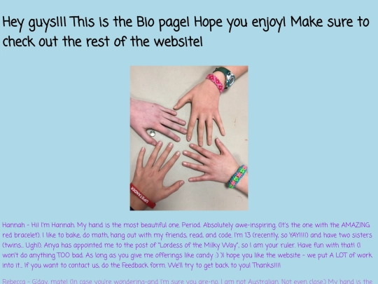 Bio screenshot