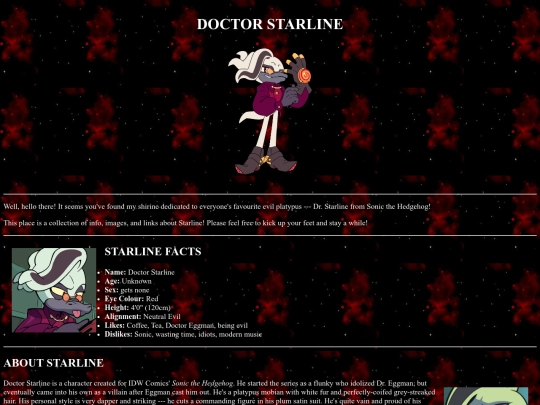 shrines/starline screenshot