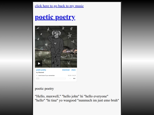poetic screenshot