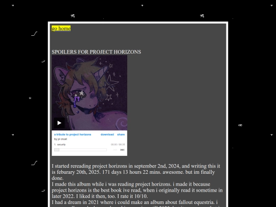 projecthorizons screenshot