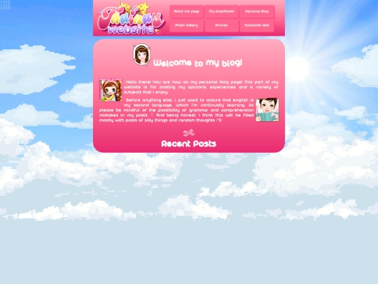 blog screenshot