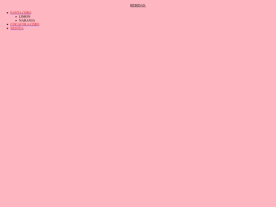 PROYECTO/bebidasburguer screenshot