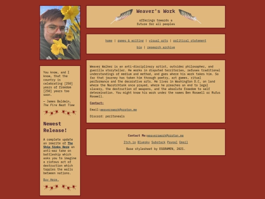 bio screenshot