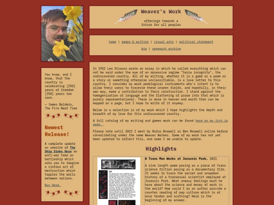 writings screenshot