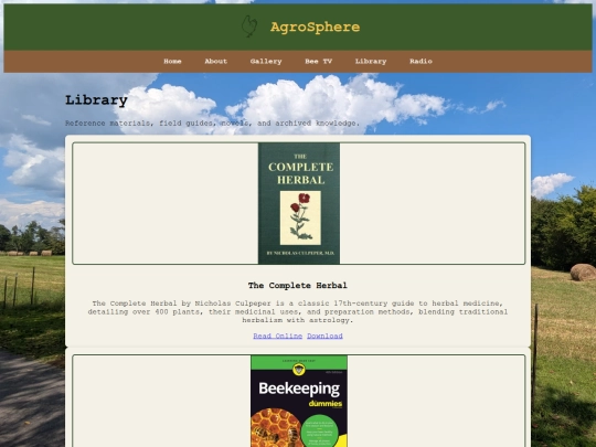 library screenshot