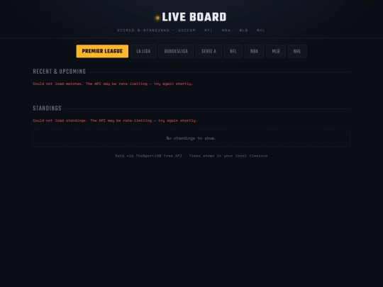 sports screenshot