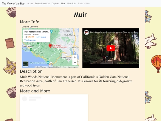 pages/Muir screenshot