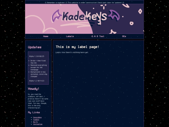 labels screenshot