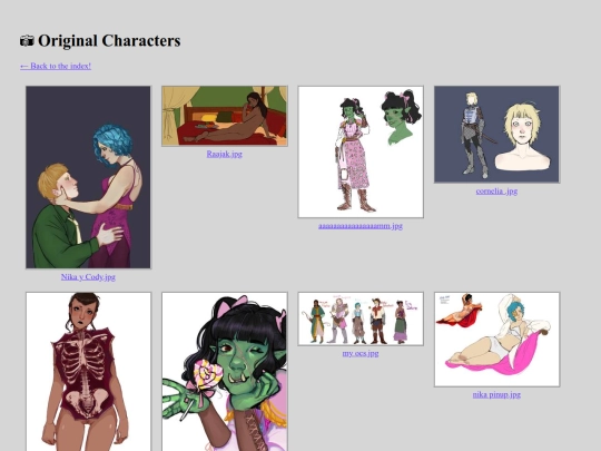 gallery/original-characters screenshot