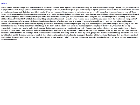 diary archive/diary screenshot