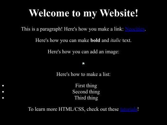 test screenshot