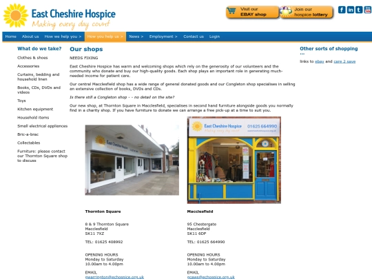 hospiceshops screenshot