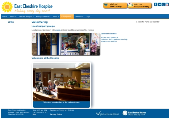 volunteering screenshot