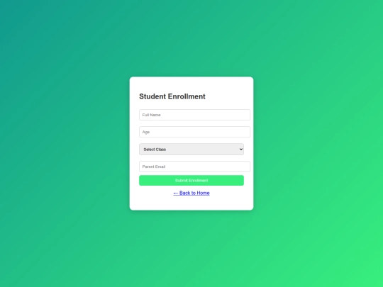 onlineenroll screenshot