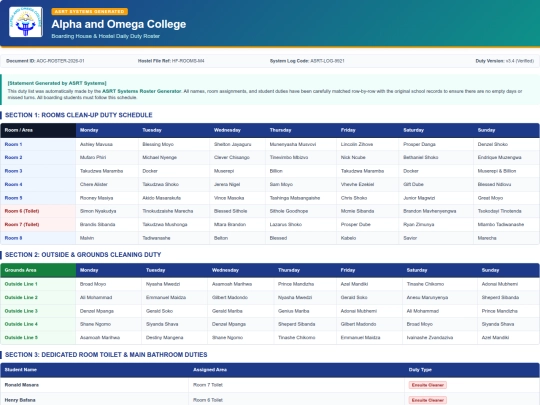 roster screenshot